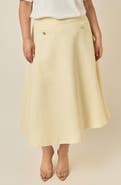 Endless Rose Tweed A-Line Maxi Skirt