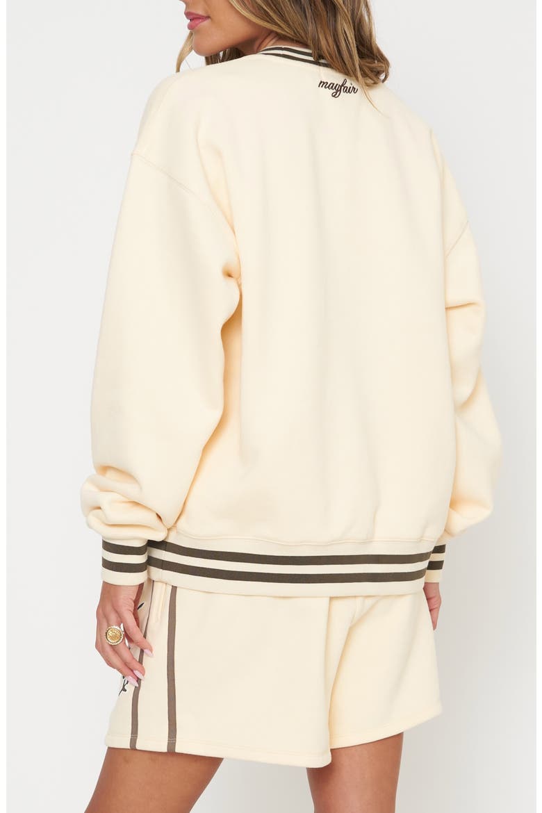 Oversize Out of Office Graphic Sweatshirt, Alternate, color, YELLOW