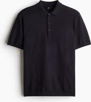 H&M Regular Fit Fine-knit Polo Shirt