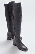 Forever & Always Shoes Cassie Leather Knee High Boot