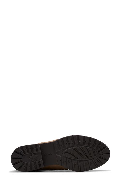 Clarks ® Nissini Top Waterproof Leather Ankle Boot In Brown