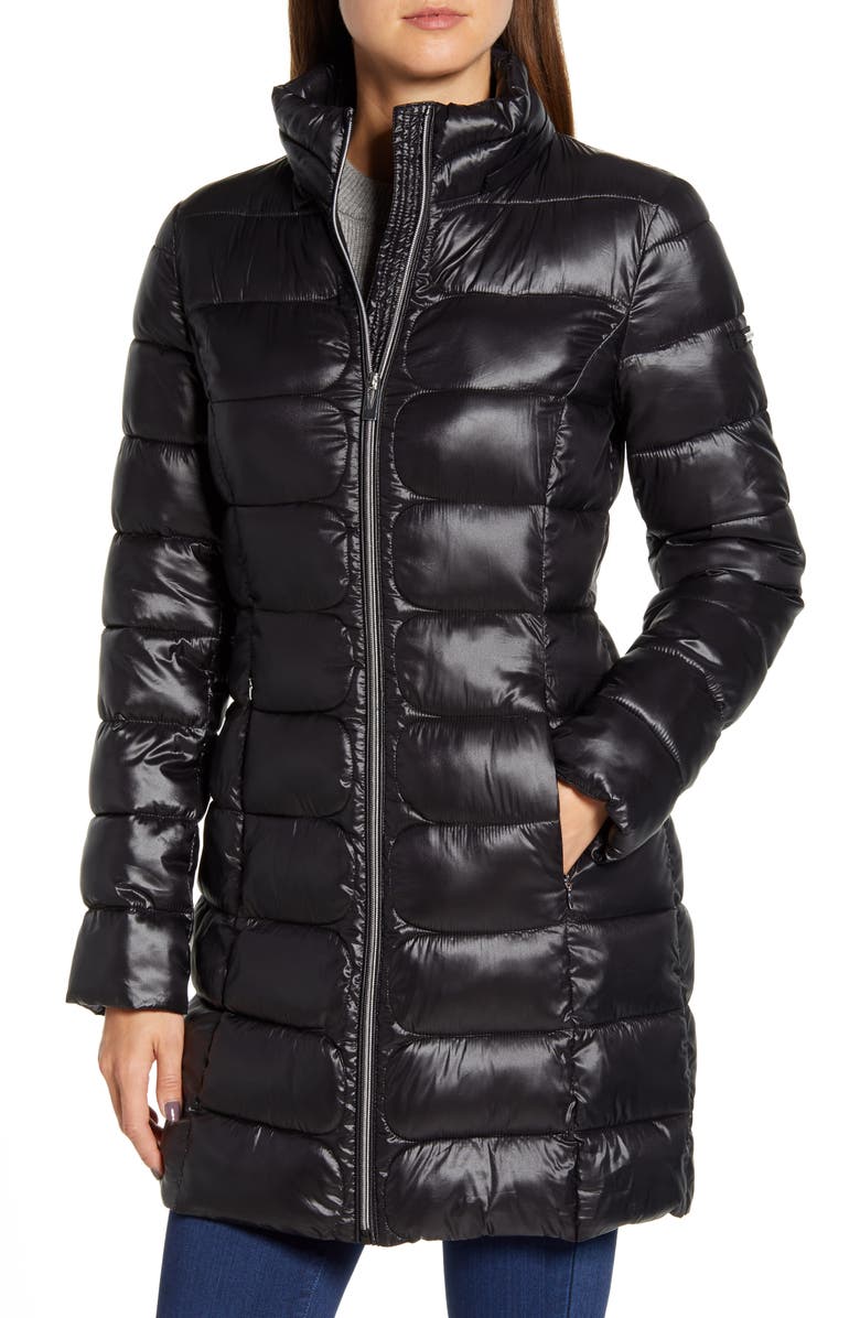 Via Spiga Three-Quarter Packable Puffer Jacket, Alternate, color,