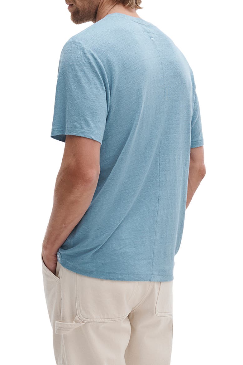 Classic Linen T-Shirt, Alternate, color, FOG BLUE