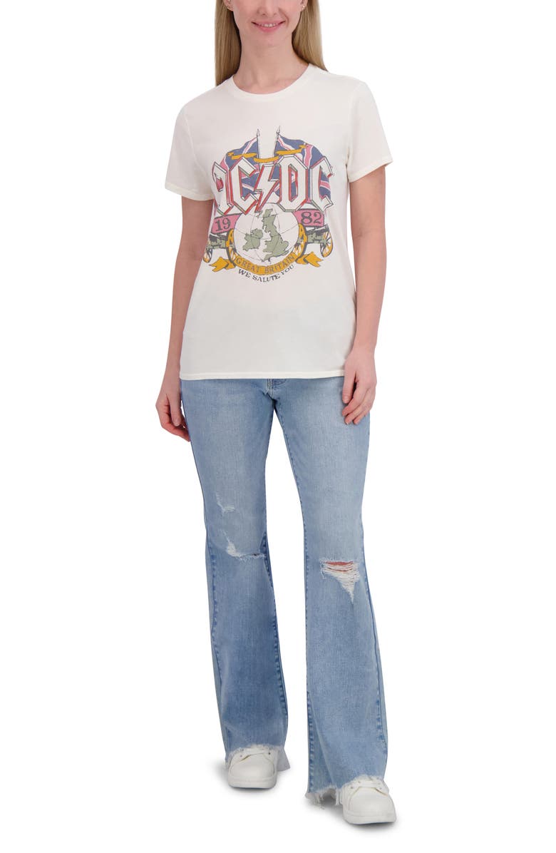 Lucky Brand AC/DC Graphic T-Shirt, Alternate, color, Tofu