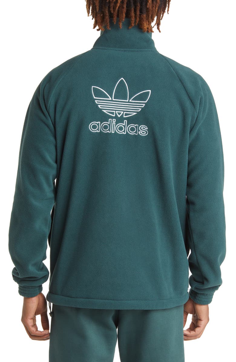 adidas Originals Teddy Fleece Track Jacket, Alternate, color,