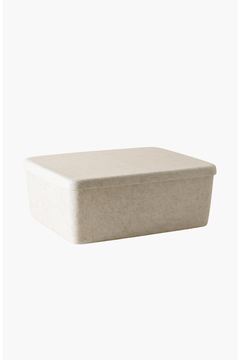 The Sculpted Bin - XL with Lid, Main, color, Stone