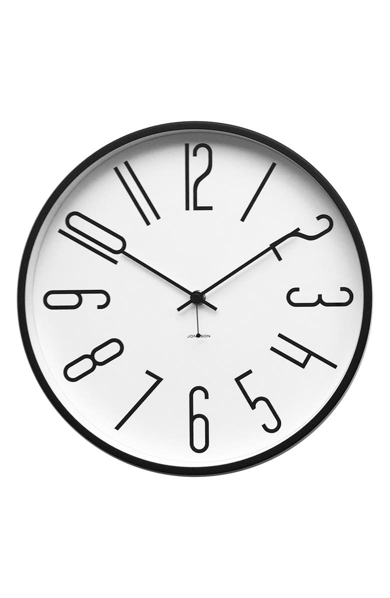 Jonsson Clocks Twiggy Wall Clock, Main, color,