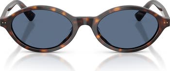 エクゾチックジェム Jimmy Choo 51mm Oval Sunglasses | Nordstrom