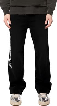 PURPLE BRAND Graphic Fleece Sweatpants