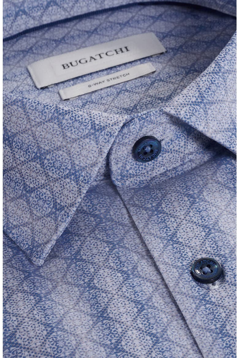 James OoohCotton® Mosaic Print Button-Up Shirt, Alternate, color, SAND