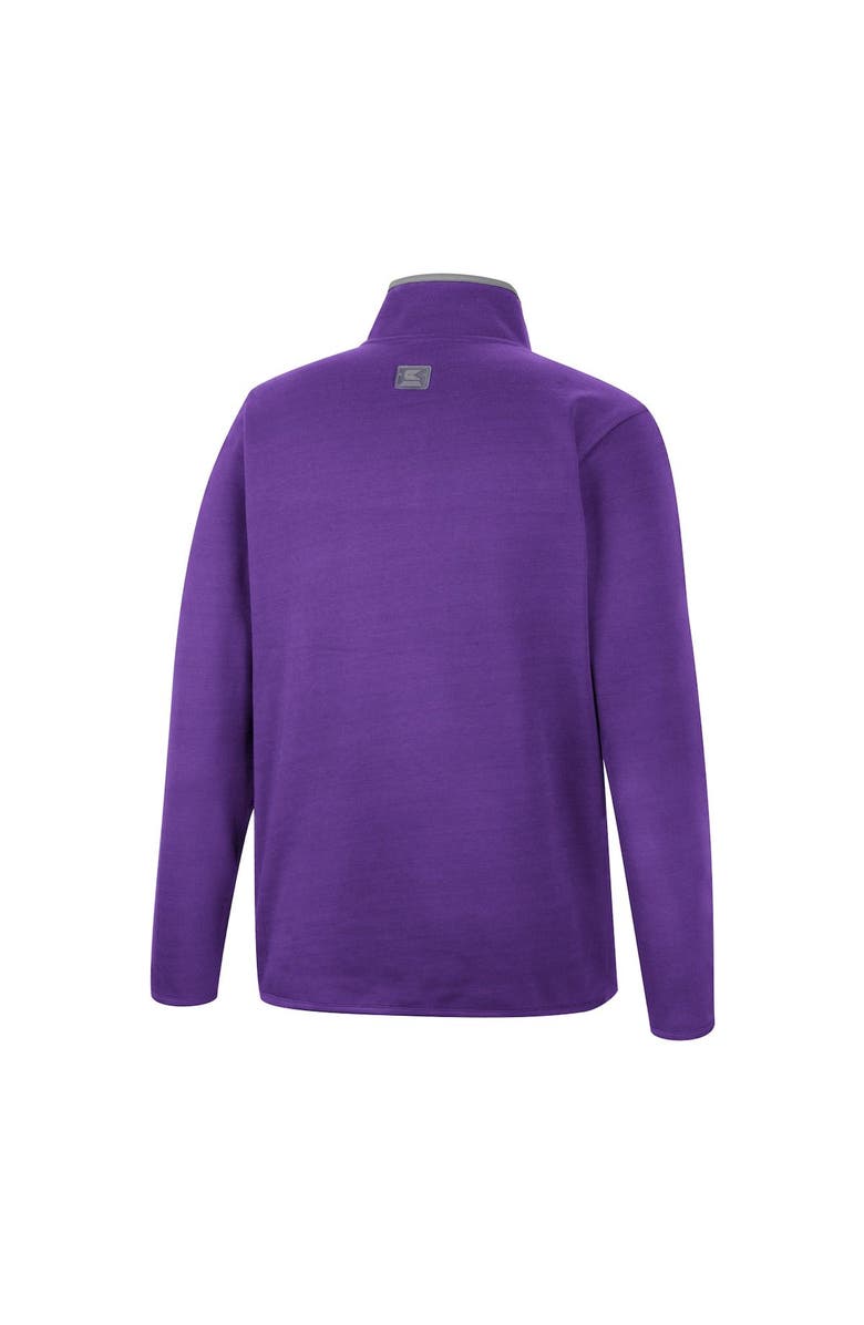 COLOSSEUM Men's Colosseum Purple Kansas State Wildcats Rebound Quarter-Snap Jacket, Alternate, color, 