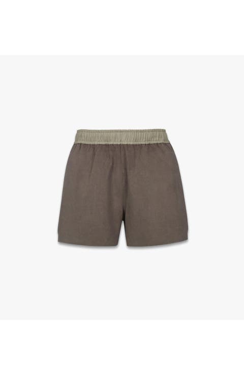 x We The Best Ultrasuede Shorts