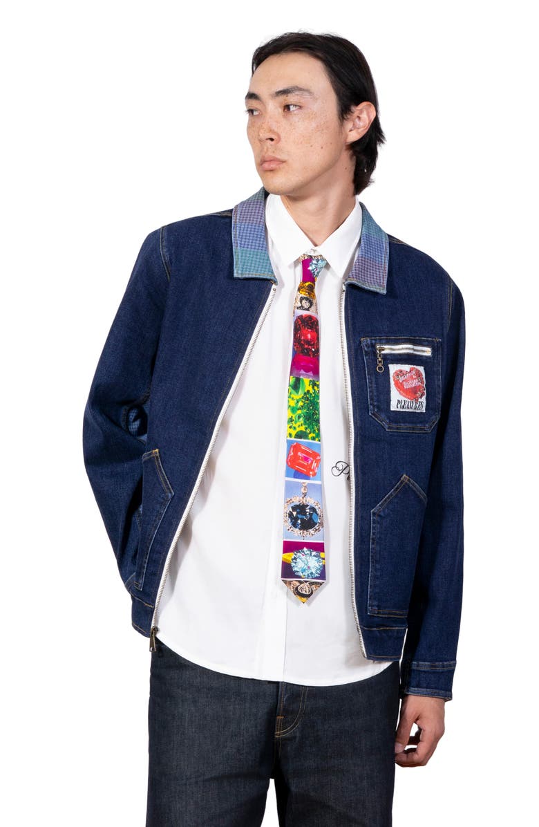 PLEASURES x Richard Bernstein Jewel Print Tie, Alternate, color, Multi