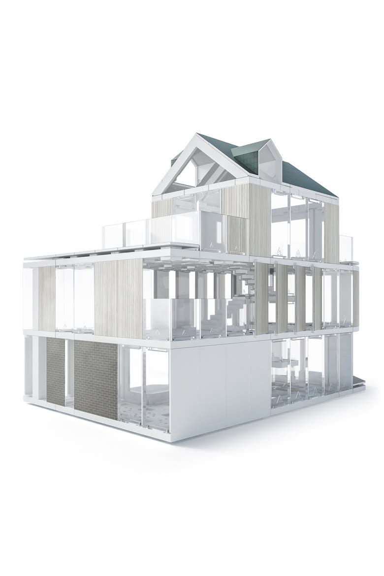 A180 Architectural Scale Model Building Kit, Alternate, color, WHITE