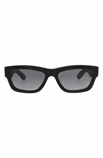 McQueen 56mm Square Sunglasses