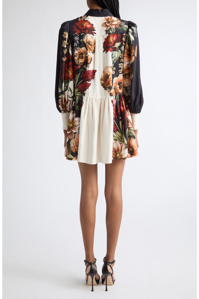 Bertha Blouson Sleeve Shirtdress, Alternate, color, FLRLRDIANC