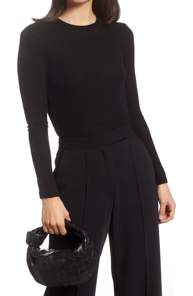 Bottega Veneta Mini Jodie Leather Hobo, Alternate, color, Black/ Gold