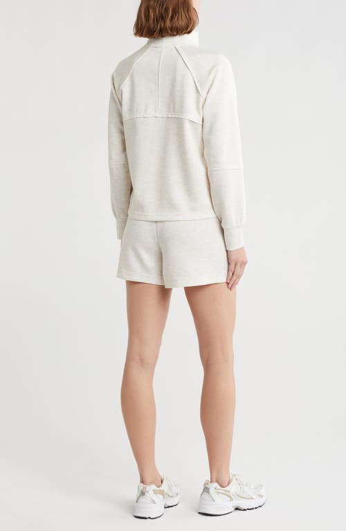 Rbx Scuba Quarter Zip Pullover & Shorts Set In White