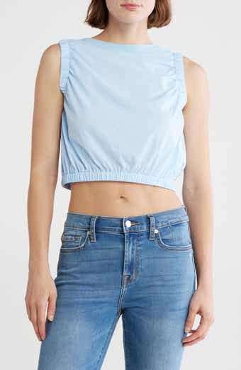 Vigoss Tie Back Ruched Tank Top