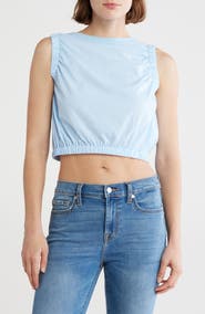 Vigoss Tie Back Ruched Tank Top