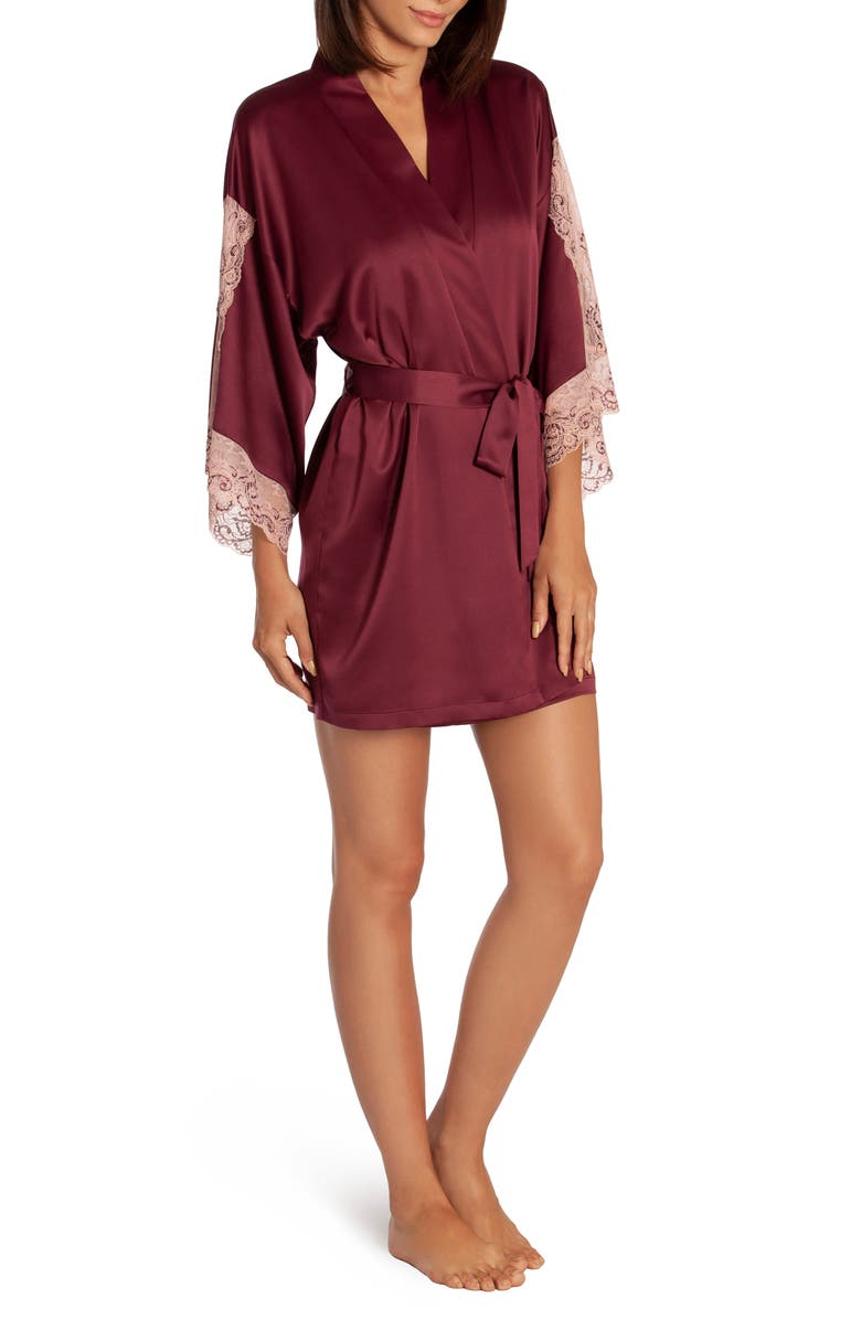 In Bloom by Jonquil River Satin Robe, Alternate, color, 