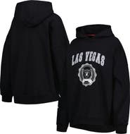 Tommy Hilfiger Women's Tommy Hilfiger Black Las Vegas Raiders Becca Drop Shoulder Pullover Hoodie
