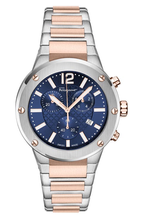 F-80 Bracelet Strap Chronograph Watch, 42mm