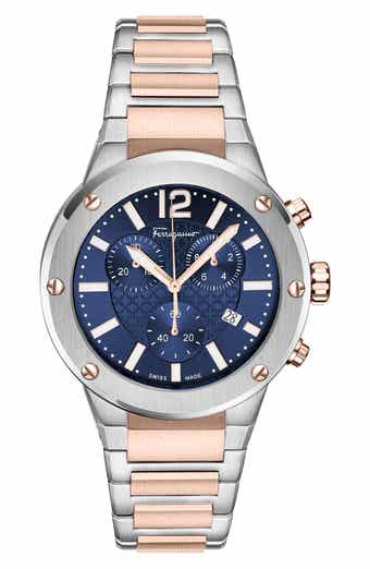 FERRAGAMO F-80 Bracelet Strap Chronograph Watch, 42mm