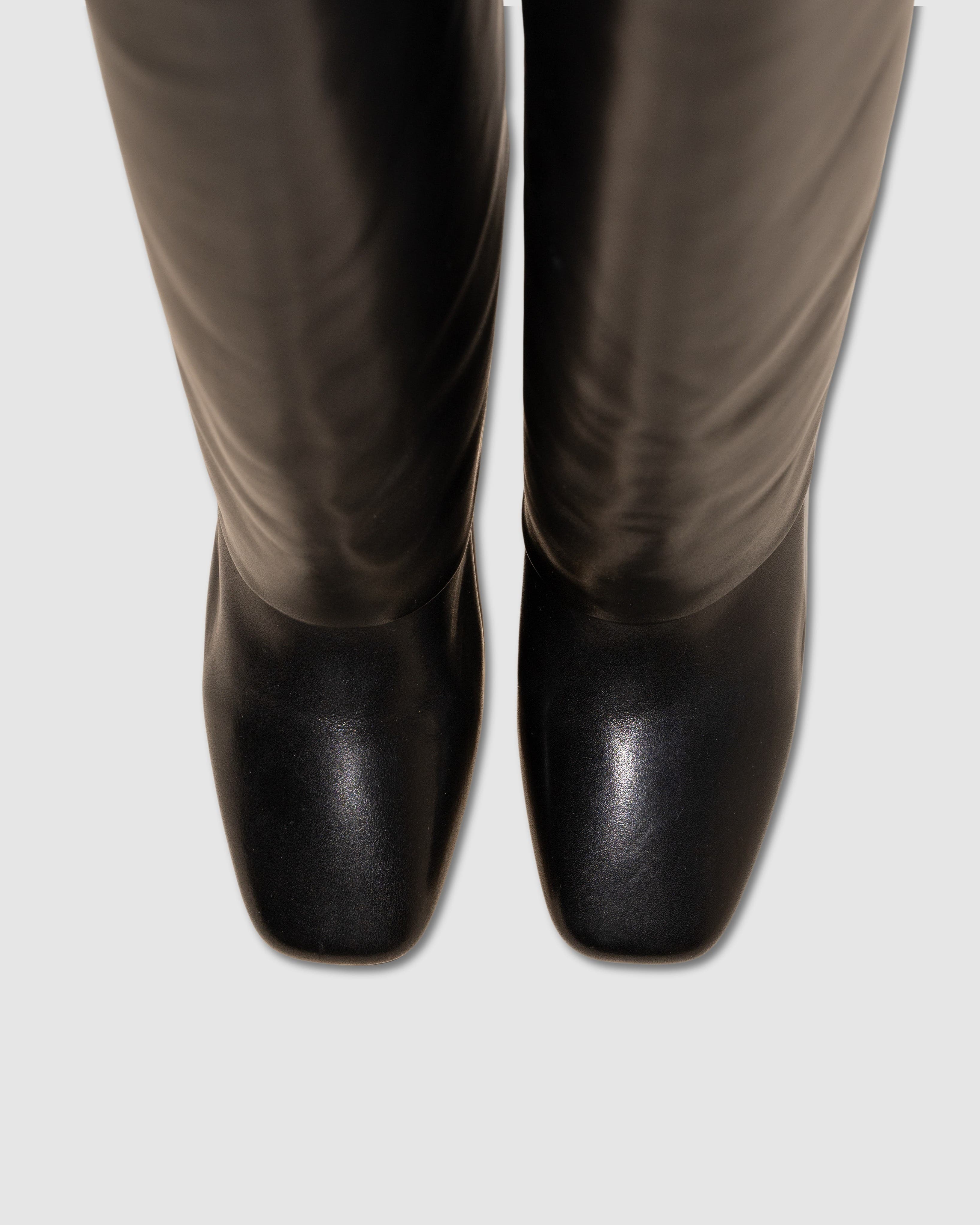 MI/MAI Nolan High Leather Turn Up Boot, Alternate, color, Black