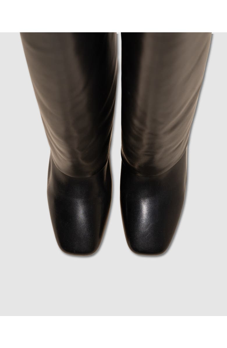 MI/MAI Nolan High Leather Turn Up Boot, Alternate, color, Black