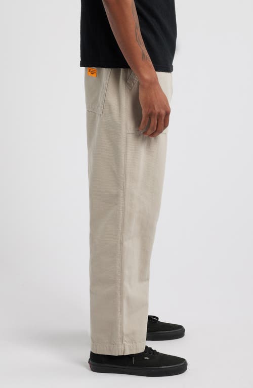 Service Works Classic Cotton Canvas Chef Pants In Stone