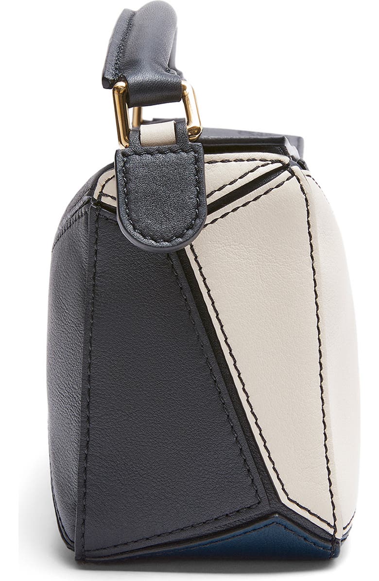 Loewe Mini Puzzle Colorblock Leather Bag, Alternate, color,