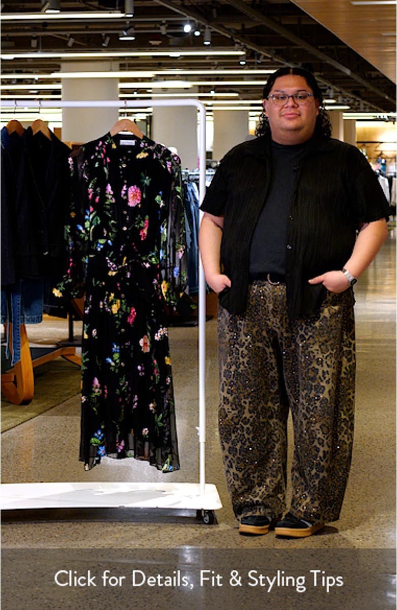 The Janice Floral Print Long Sleeve Dress, sales video thumbnail