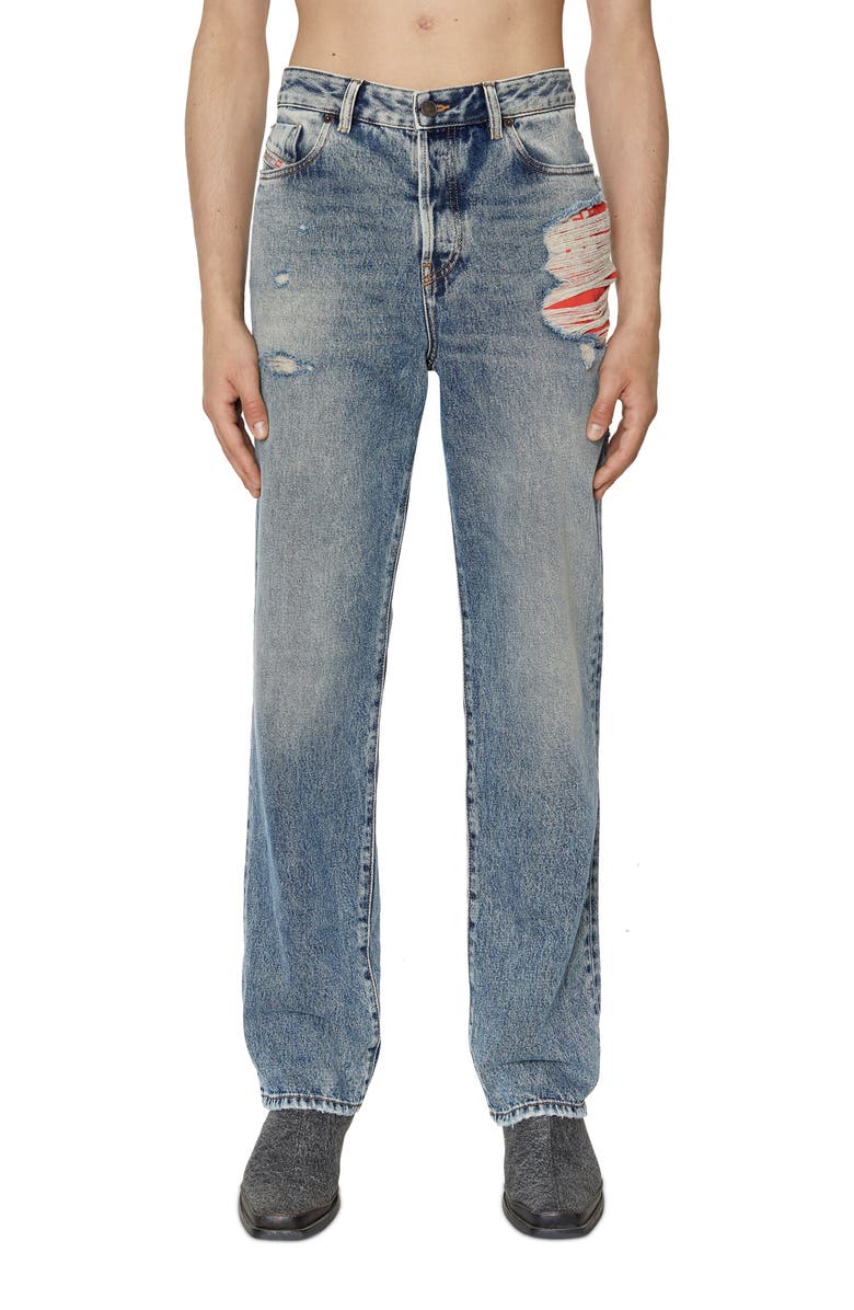DIESEL<sup>®</sup> Ripped Skinny Jeans, Main, color,