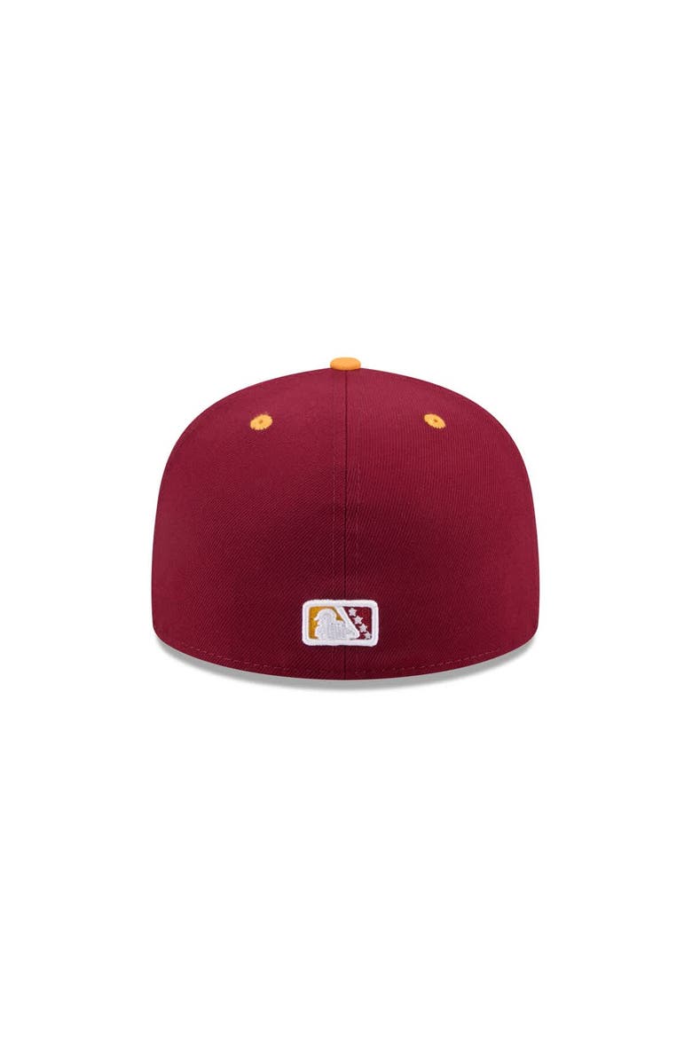 New Era Men's New Era  Burgundy Northwest Arkansas Naturals Theme Nights 59FIFTY Fitted Hat, Alternate, color, 