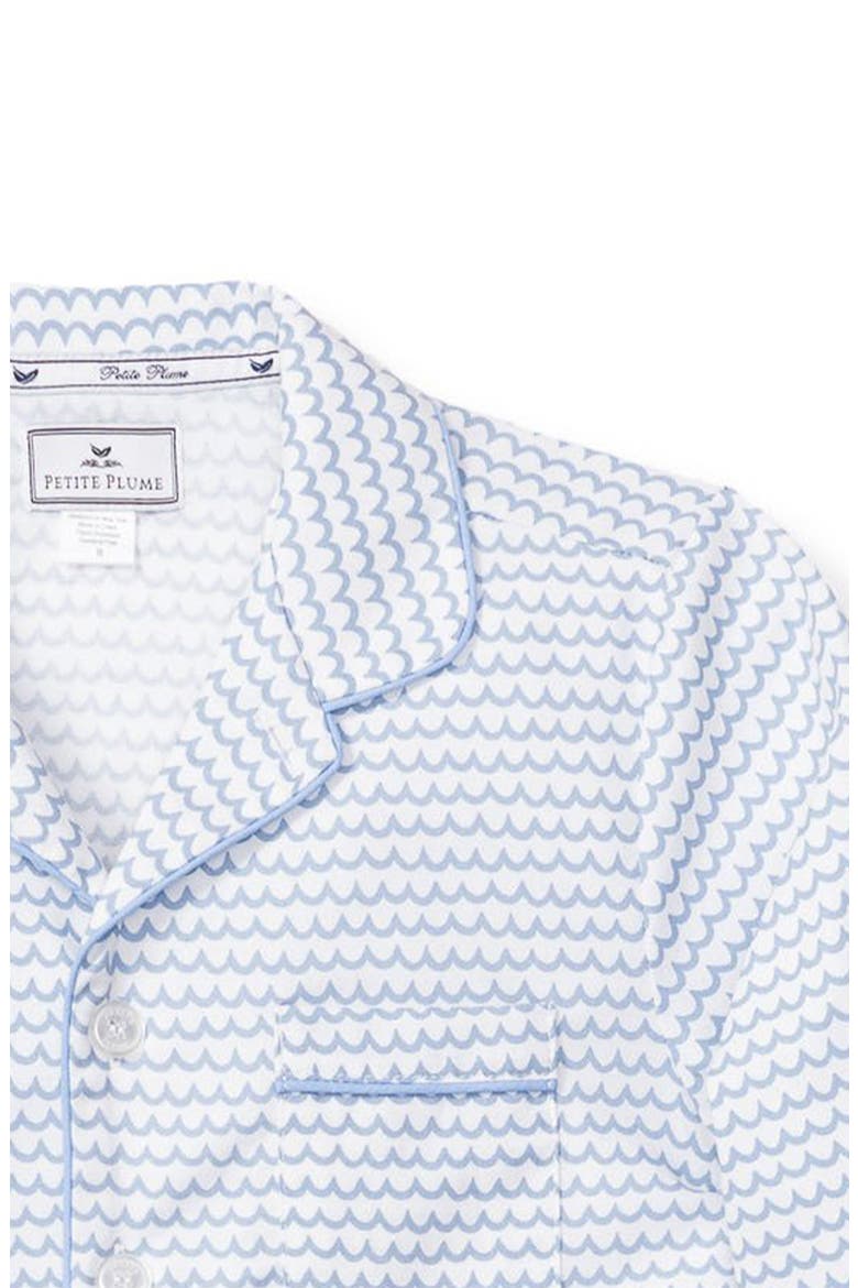 La Mer Pajama Set, Alternate, color, BLUE