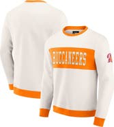 Darius Rucker Collection by Fanatics Men's Darius Rucker Collection by Fanatics  Cream Tampa Bay Buccaneers Colorblock Pullover Sweatshirt