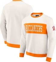Darius Rucker Collection by Fanatics Men's Darius Rucker Collection by Fanatics Cream Tampa Bay Buccaneers Colorblock Pullover Sweatshirt