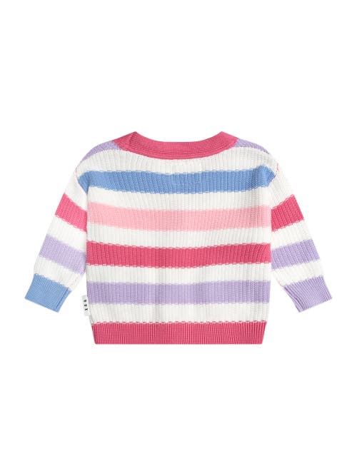Huxbaby Peekaboo Huxette Knit Cardi In Multi