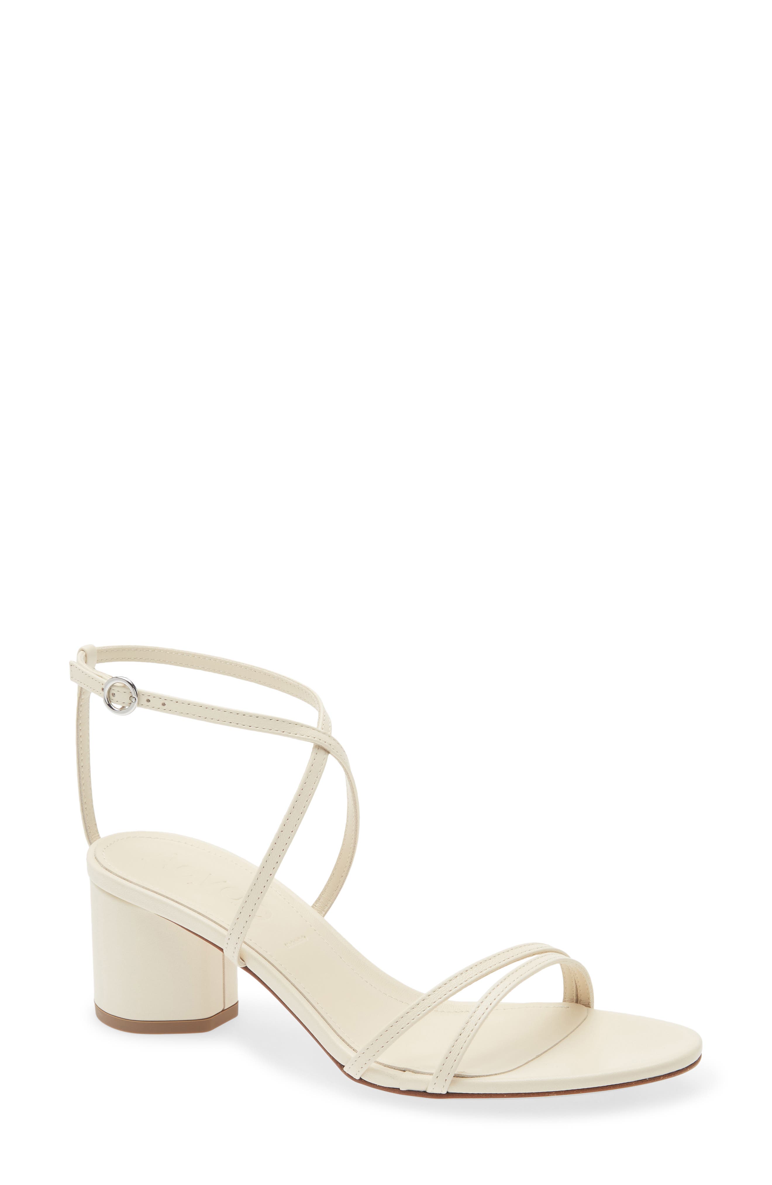 aeyde Mirella Sandal, Main, color, Creamy