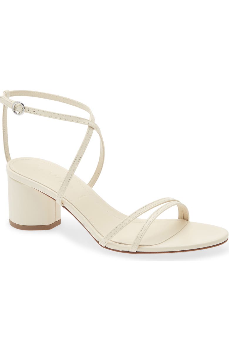aeyde Mirella Sandal, Main, color, Creamy