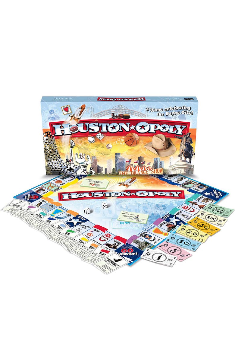 Late for the Sky Houstonopoly Monopoly Board Game, Alternate, color,