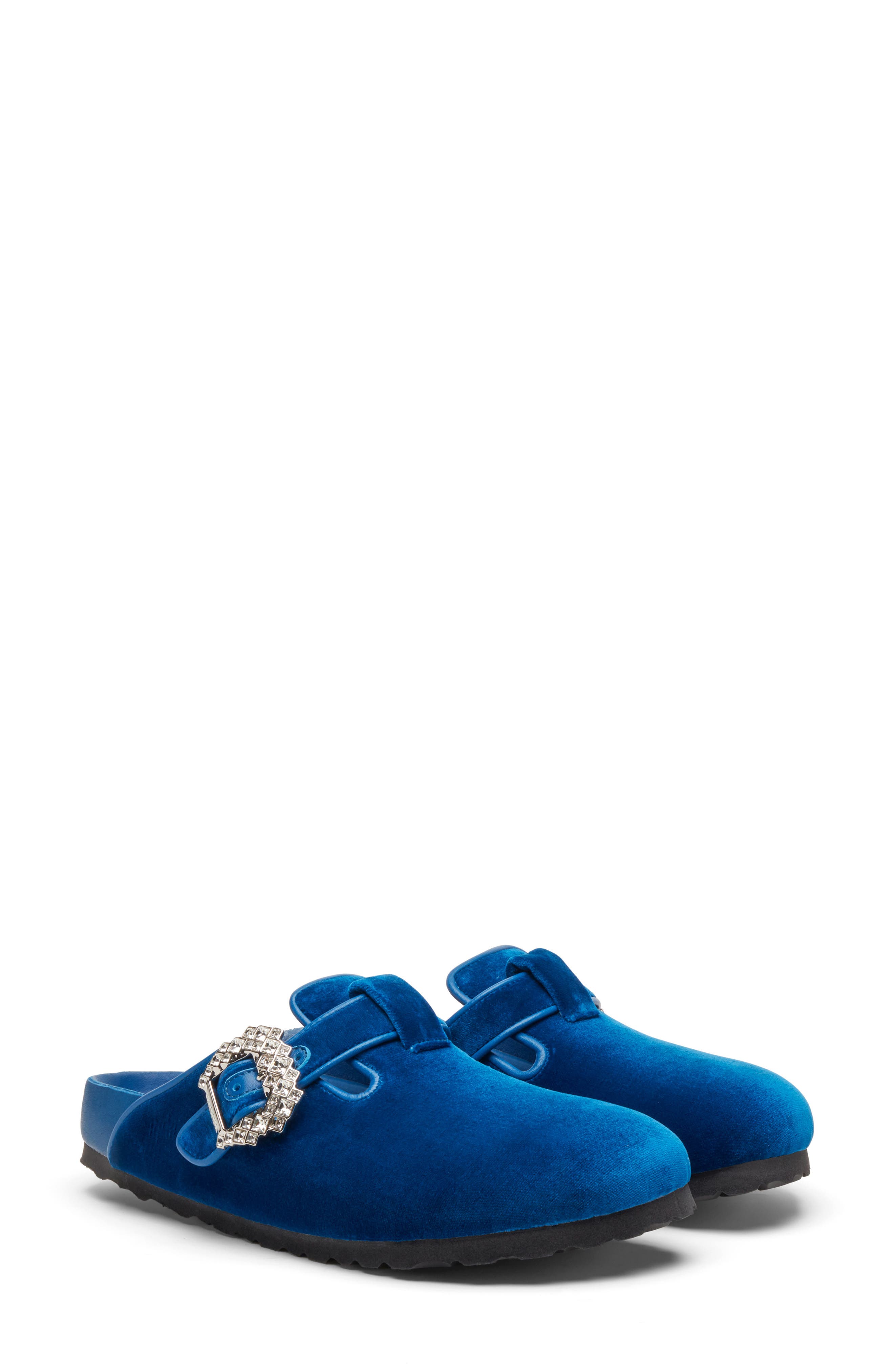 BIRKENSTOCK X MANOLO Blahnik Boston Crystal Buckle Clog, Alternate, color, 