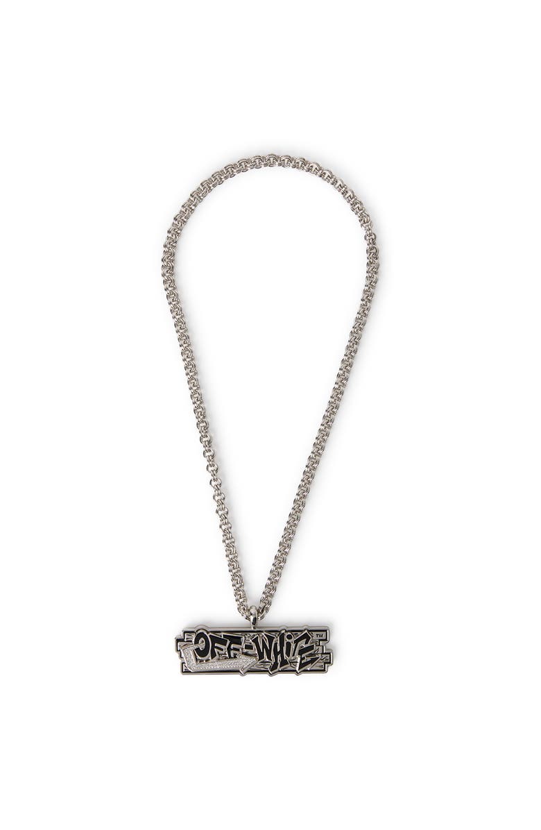 OFF WHITE Men's Bling Strass Wall Chain, Main, color, 