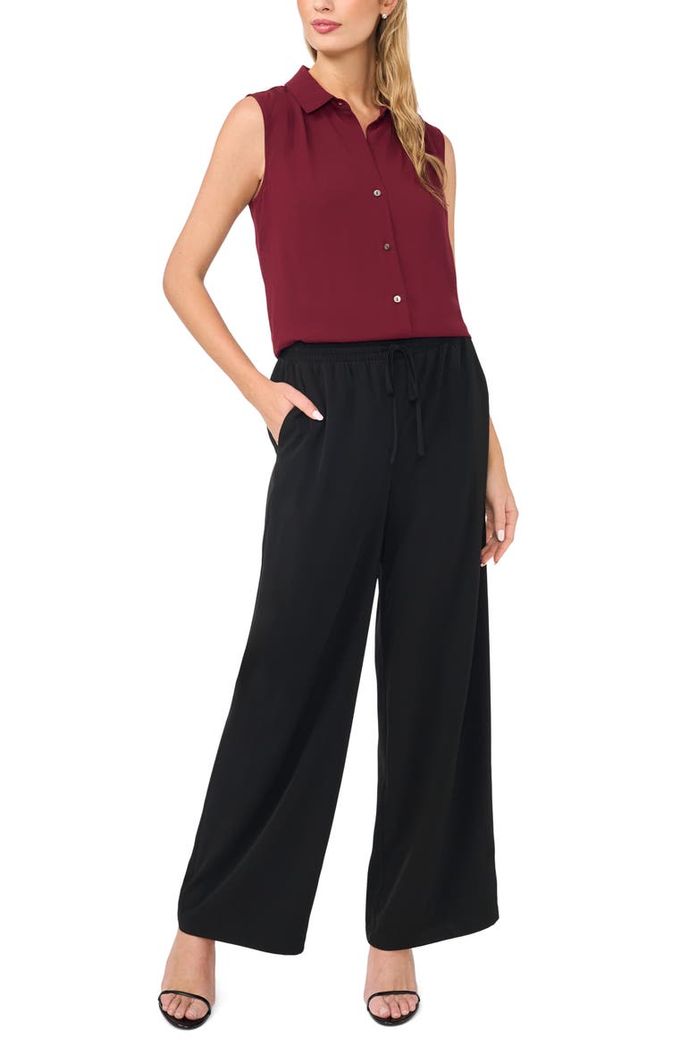 Extended Shoulder Sleeveless Top, Alternate, color, WINTERBERRY