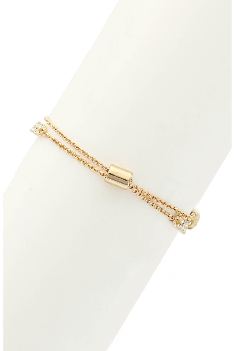 Raya Crystal Plate Bracelet, Alternate, color, GOLD / CLEAR