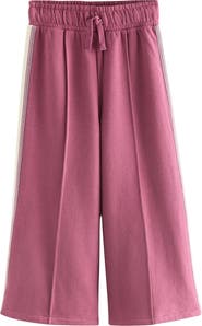 NEXT Kids' Side Stripe Wide Leg Sweatpants