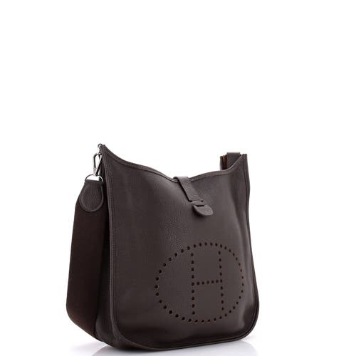 Pre-owned Hermes Hermes Evelyne Bag Gen Ii Clemence Pm In Brown