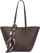 Nanette Lepore Scarf Tulip Tote with Dome Crossbody Bag