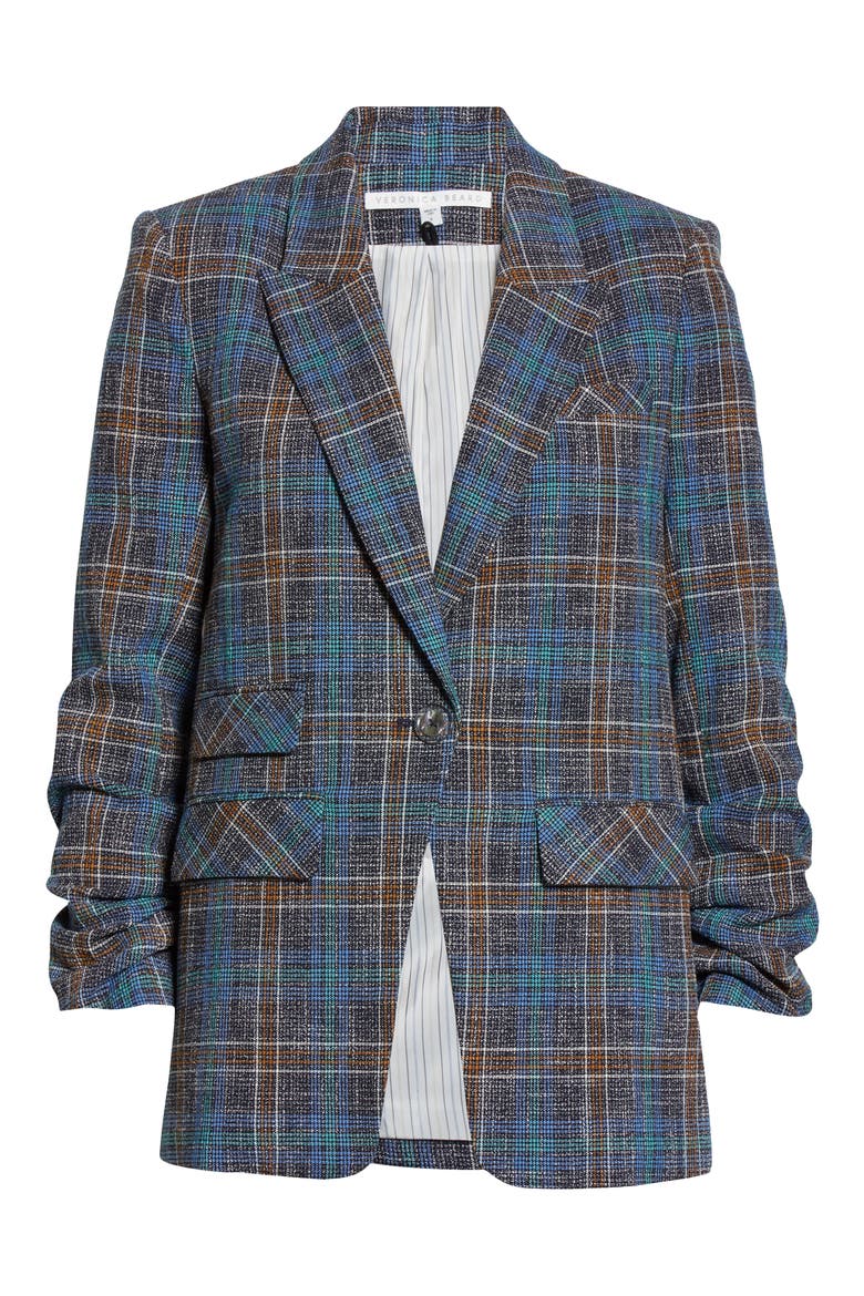 Martel Plaid Dickey Jacket, Main, color, BLUE MULTI